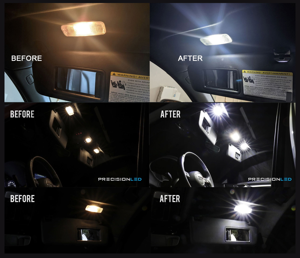 2Pcs LED Interior Sun Visor Va - огляд і ціна Car Accessories For Inside