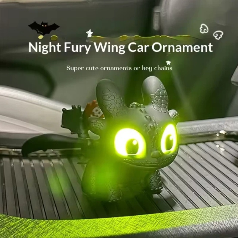 Genuine Cute Glowing Toothless - огляд і ціна Car Accessories For Inside