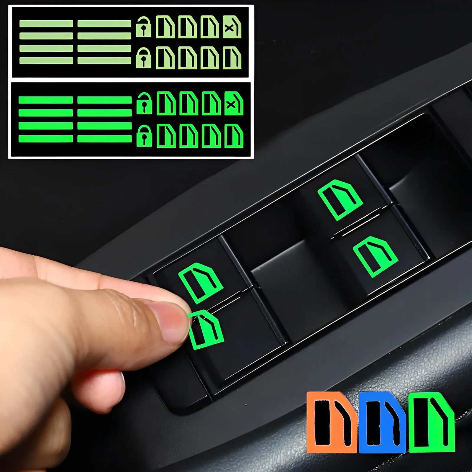 18pcs Car Window Control Butto - огляд і ціна Car Accessories For Inside