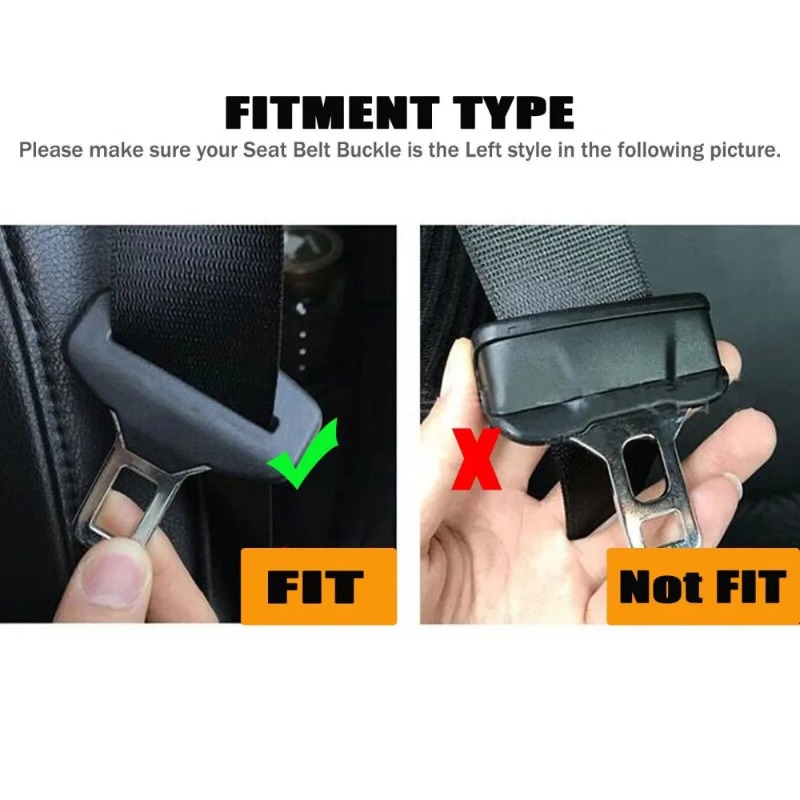 2pcs Car Seat Belt Clip Silico - огляд і ціна Car Accessories For Inside