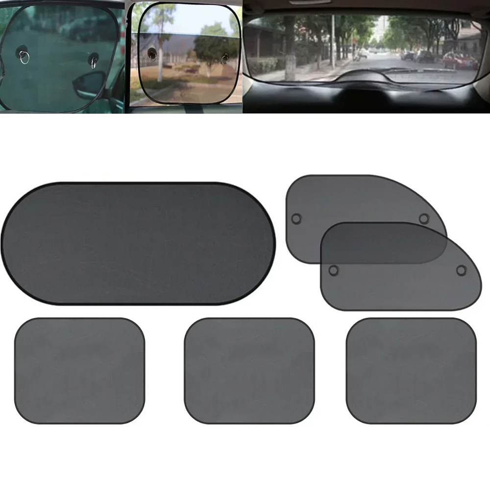 1Set Black Window Curtain Side - огляд і ціна Car Accessories Inside