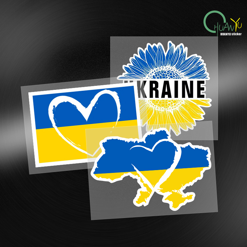 Sign Car Sticker Ukraine Sunfl - огляд і ціна Car Accessories Uk