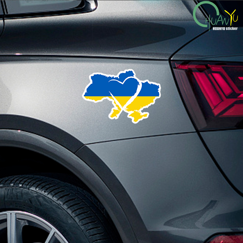 Sign Car Sticker Ukraine Sunfl - огляд і ціна Car Accessories Uk