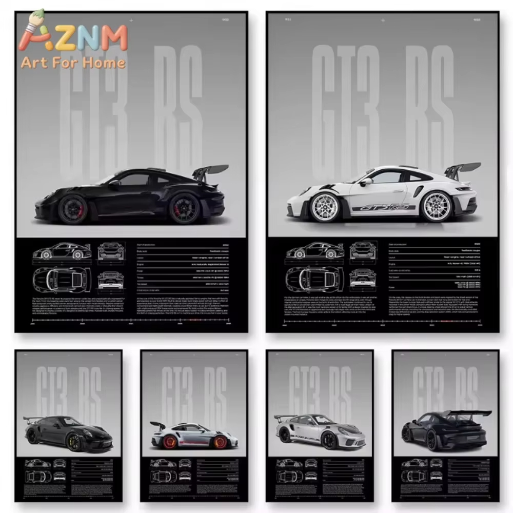 1pc Minimalist 911 GT3-RS 718  - огляд і ціна Car Accessories For Inside