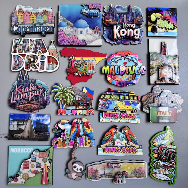 Wood Fridge Magnets Denmark GR - огляд і ціна Car Accessories Dubai