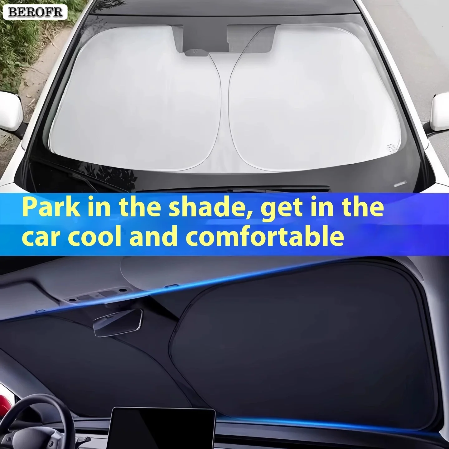 Car Windshield Sun Shade Cover - огляд і ціна Car Accessories Yate