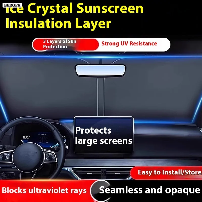 Car Windshield Sun Shade Cover - огляд і ціна Car Accessories Yate