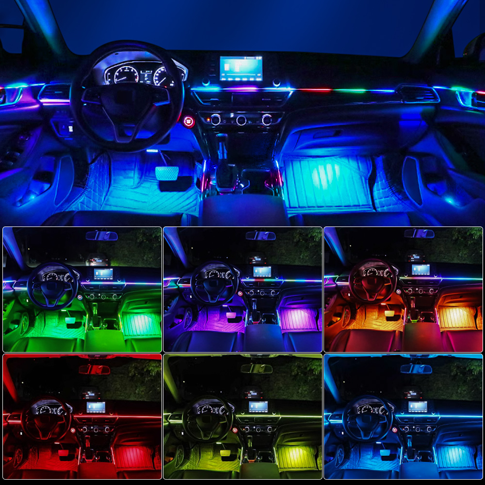 Universal Led Car Ambient Ligh - огляд і ціна Car Accessories For Inside