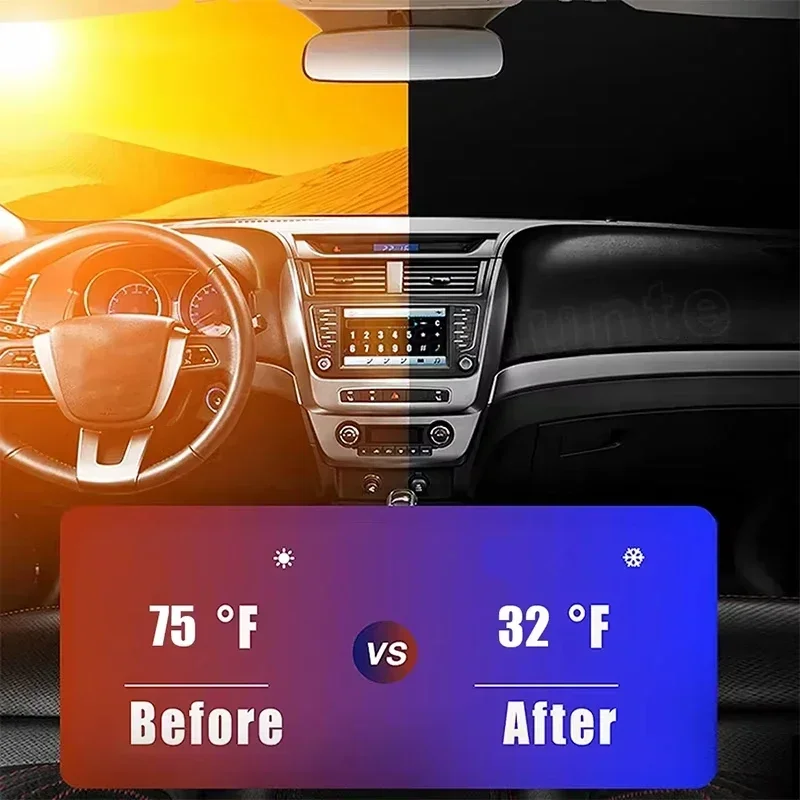 Car Front Window Sunshade UV P - огляд і ціна Car Accessories Parts